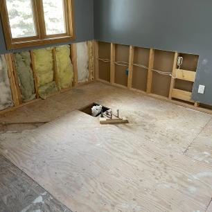 Bathroom Floor, Tile and Fixture Demolition